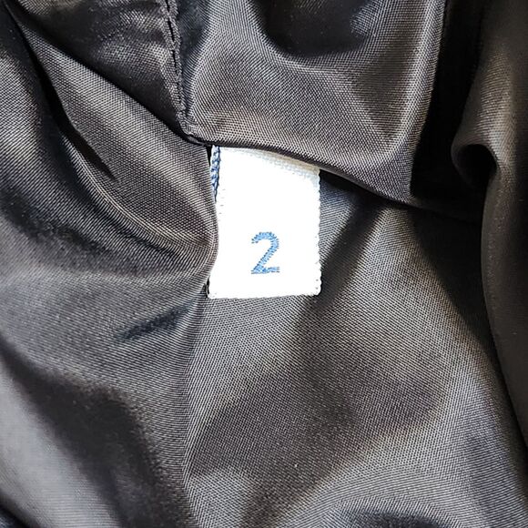 Auth Moncler Puivert Herringbone Down Puffer Coat Jacket Black White M (2) READ - Picture 11 of 16